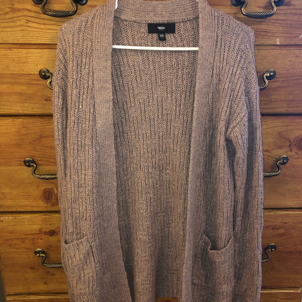 Gray/Mauve Cardigan